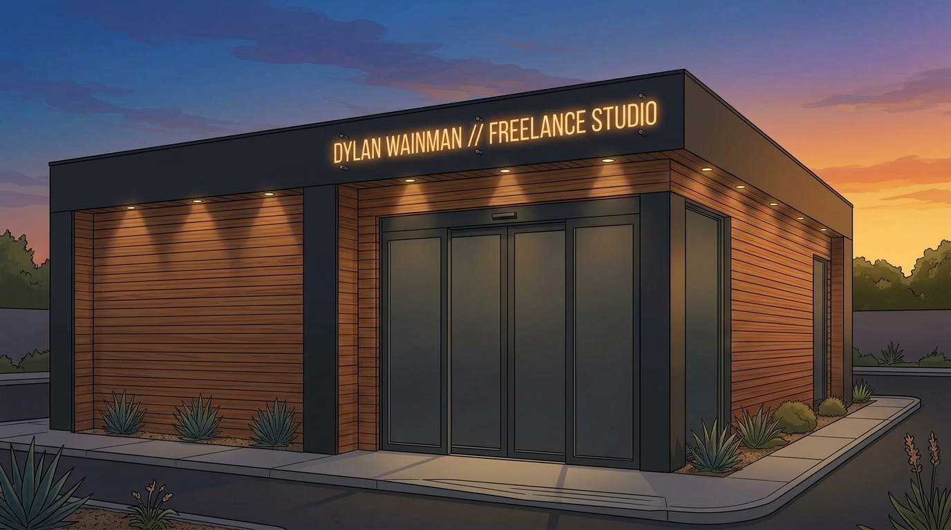 Dylan Wainman Freelance Studio Exterior